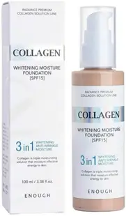 Enough Collagen fond de ten 3 в 1, SPF15, N23, 100 ml