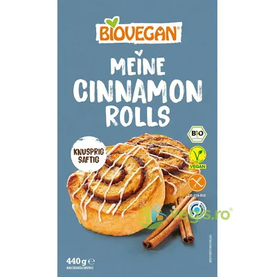 Mix pentru Rulouri cu Scortisoara fara Gluten Ecologic/Bio 440g