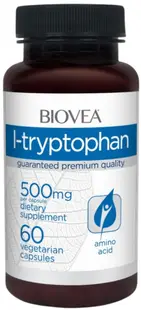 L-Tryptophan, 500 mg, 60 capsule, Biovea