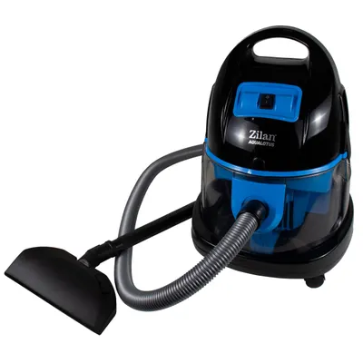 Aspirator cu aspirare uscata si filtrare apa, 1400 W, capacitate colectare 8 L, negru-albastru / ZLN 8945 Engros