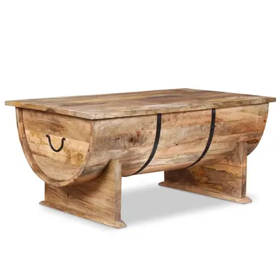 Gossi masuta de cafea din lemn masiv de mango 88 x 50 x 40 cm