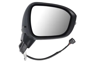 Oglinda laterala dreapta electric, convex, cu incalzire, grund, rabatare electrica, semnalizator potrivit NISSAN JUKE F16 01.19
