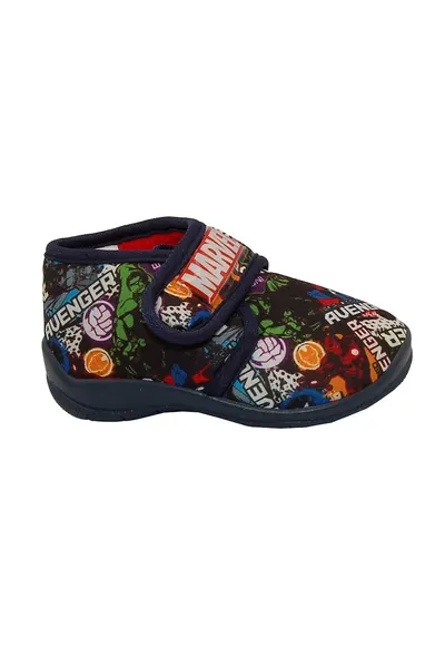 Pantofi sport cu imprimeu si velcro - Multicolor