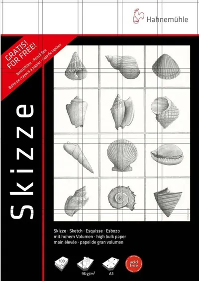 Bloc de schițe Hahnemuhle Skizze - A3, 100 de coli