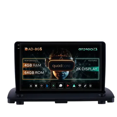 Navigatie 2K Volvo XC90 (2002-2014), Android, S-Quadcore 4GB RAM + 64GB ROM, 9.5 Inch - AD-BGS90042K+AD-BGRKIT402