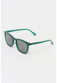 Ochelari de soare patrati unisex cu lentile uni - Verde englez