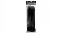 Coliere de fixare din plastic - negre, set 100 buc.
