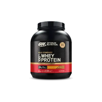 Pudra proteica proteine din zer 100% whey gold standard Unt arahide cu ciocolata , 2.02kg, Optimum Nutrition