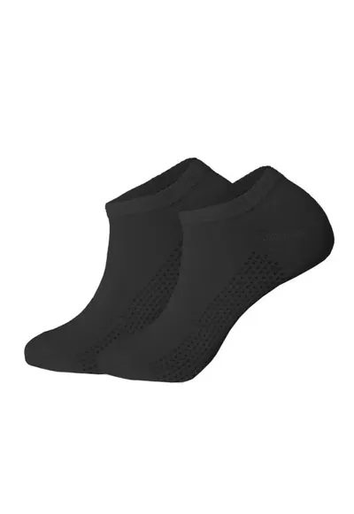 Sosete scurte sport bumbac barbati - SBG-AIRCOMF.1NEG - Negru