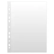 Folie de protectie Noki 54430-90, A4, portret, 90 microni, plastic, cristal, set 100 buc