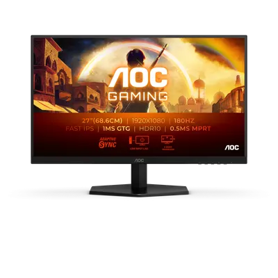 Monitor Gaming AOC 27G42E, 27", 1920 x 1080 pixeli, Black, 3 ani Garantie