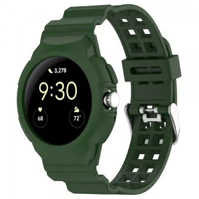 Curea Techsuit W065 pentru Google Pixel Watch 4 41mm / Watch 3 41mm / Watch 2 / Watch, Verde