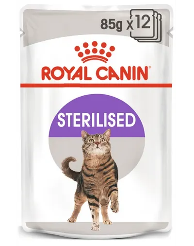 ROYAL CANIN Cat Sterilised Plicuri hrana pisici sterilizate, in aspic 12 x 85 g