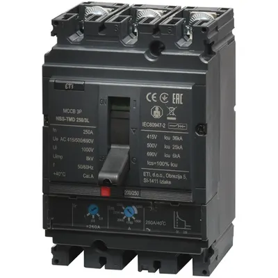 Intrerupator de circuit In car NBS-TMD 250/3L 250A 3P 004673072