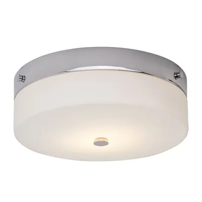 Corp de iluminat decorativ pentru exterior, Tamar 1 Light Large Flush Light – Polished Chrome