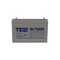 Acumulator GEL 12V 100Ah DEEP CYCLE M8, TED Electric TED004147