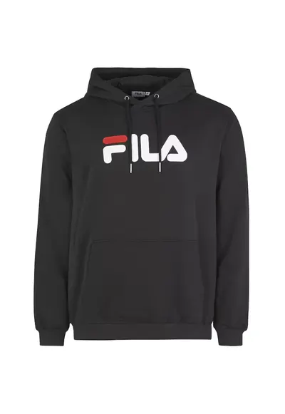 Hanorac unisex cu logo supradimensionat Barumini - Negru