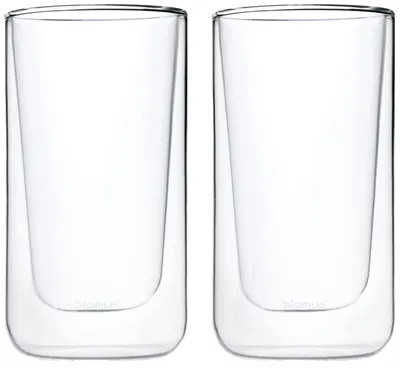 Set 2 pahare cu pereți dubli Blomus - Nero, 320 ml