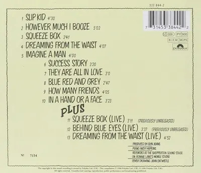The Who By Numbers
