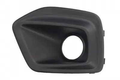 Panou fata fata Stanga (cu orificii lampa ceata, plastic, negru, THATCHAM) potrivit FIAT FIORINO MINIVAN 11.07- 01.16