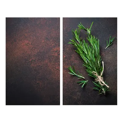 Protecții de aragaz 2 buc. din sticlă temperată 52x30 cm Rosemary – Allstar