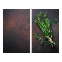 Protecții de aragaz 2 buc. din sticlă temperată 52x30 cm Rosemary – Allstar