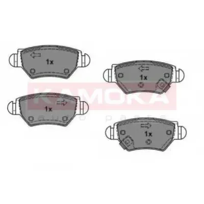 Set placute frana, frana disc KAMOKA JQ1012588