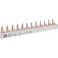 Busbar 1P+N, tip pin, 12 module, 63A SKN0021/10 Eti 002921150