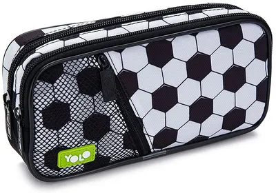 Penar școlar YOLO - Soccer Ball, 2 fermoare