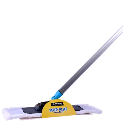 Mop plat Fortino, microfibra cu maner telescopic 1-1.5m