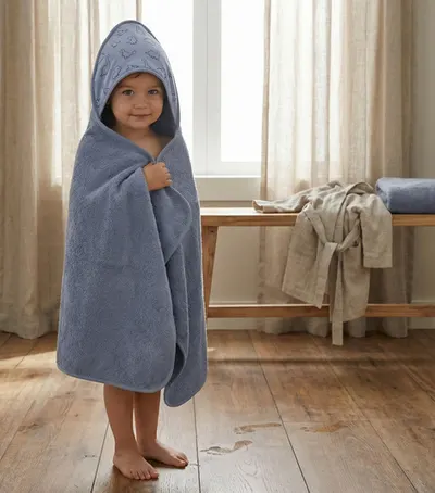 Prosop cu capison Fillikid Dino blue 75x75 cm