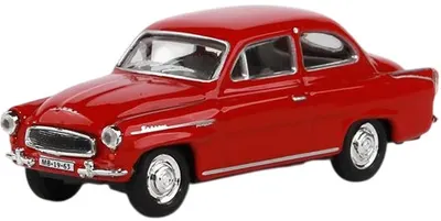 Model de colecție Abrex Modern: Mașini - Skoda Octavia (1963) - Dark Red