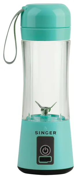 Blender Singer - Juicy PB138LB, 0,38 l, 1 treaptă, 100W, albastru