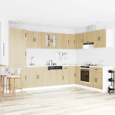 vidaXL Dulap de bucătărie Kalmar Stejar Sonoma 80 x 46 x 81,5 cm