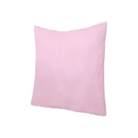 Perna 60x60 Somnart Belina, microfibra, lavabila la masina, vidata, Roz