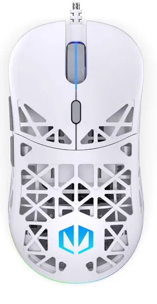 Mouse de gaming Endorfy - LIV Onyx White, optic, alb