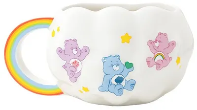 Cană 3D Paladone Animation: Care Bears - Rainbow