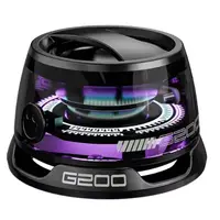 Boxa Portabila Bluetooth Rezistenta la Apa IPX7 cu Magnet, Atasare Magnetica pentru Telefoane & Suprafete Metalice, Sunet Surround 3D, Iluminare RGB, TWS Dual Channel, Negru