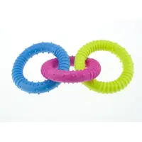 Jucarie pentru caini inele colorate Enjoy 16 cm