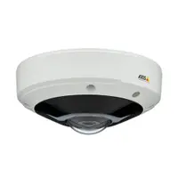 Camera supraveghere IP Dome Axis Lightfinder M3077-PLVE 02018-001, 6 MP, IR 20 metri, 1.56 mm, PoE, slot card