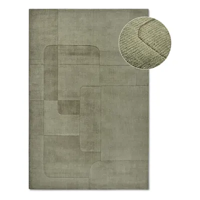 Covor verde țesut manual din lână 190x280 cm Charlotte – Villeroy&Boch