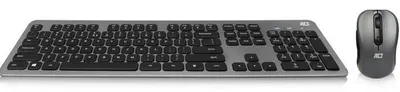 Set tastatură și mouse ACT – AC5710, fără fir, negru