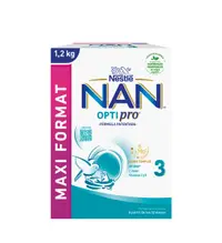 Produs pe baza de lapte praf fortifiat NAN Optipro 3 de la 1 an, 1.2kg, Nestle