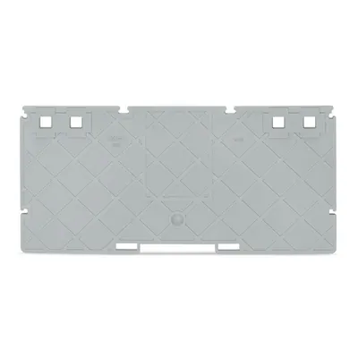 Separator plate; 2 mm thick; 157 mm wide; gray