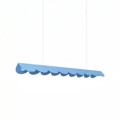 Lustră albastru-deschis LED din aluminiu BISCUIT – Thoro