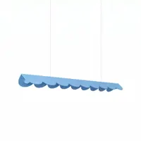 Lustră albastru-deschis LED din aluminiu BISCUIT – Thoro