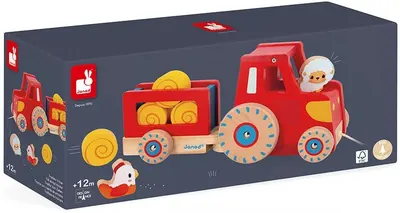 Jucărie din lemn Janod - Tractor