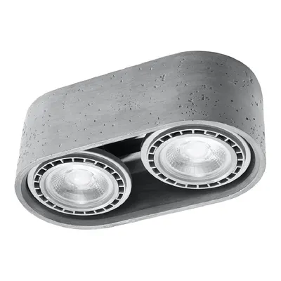 Spot gri 27x14 cm Spattio - Sollux