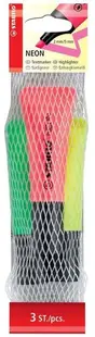 Text marker Stabilo Neon - 3 culori