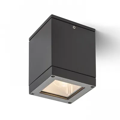 QUADRA M Plafoniera gri antracit 230V E27 75W IP54
